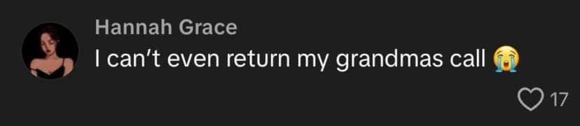 User sharing their struggle with phone anxiety