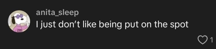 Real person expressing fear of phone calls