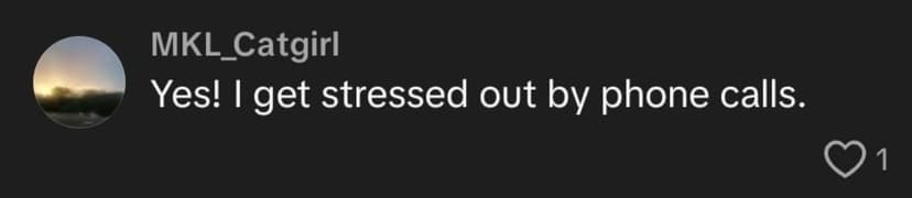 User sharing call stress