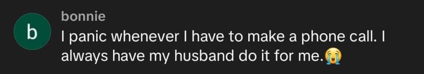 Real experience with phone anxiety