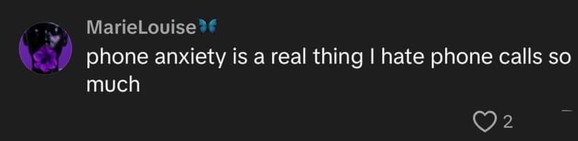 Phone anxiety experience