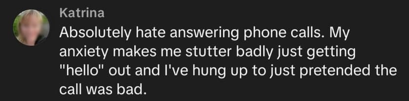 Phone anxiety testimonial