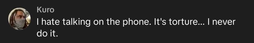 Phone anxiety testimonial Phone anxiety testimonial