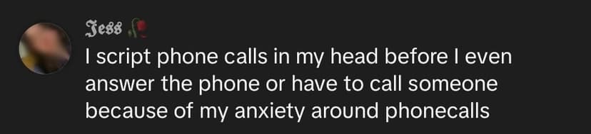 User discussing call stress User discussing call stress